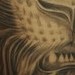 Tattoos - Full Back Lion Head - 48711